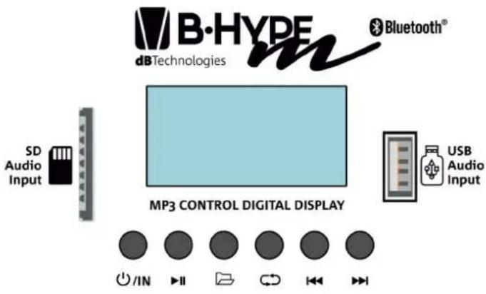 DB Technologies BHype Mobile BT - INTERFACE DU LECTEUR MULTIMÉDIA - 1