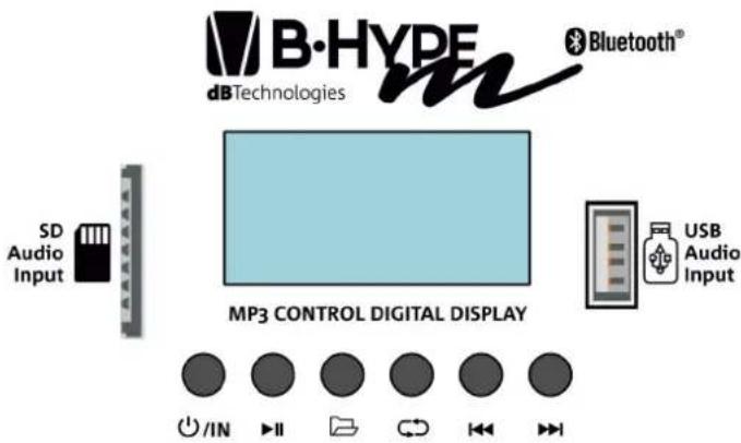 DB Technologies BHype Mobile BT - INTERFAZ MEDIA PLAYER - 1