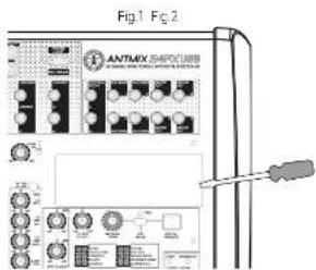 ANT Antmix 16FX USB - INSTALACION DE LAS TARJETAS - 1