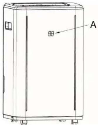 Emerio DH129238 - Aan/stand-by-knop: - 2