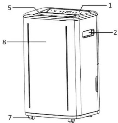 Emerio DH129238 - DESCRIPTION DES PIÈCES - 1