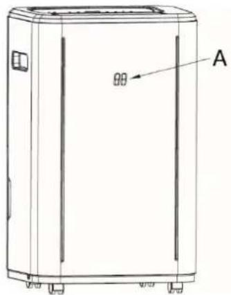 Emerio DH129238 - Bouton de sélection du mode - 1