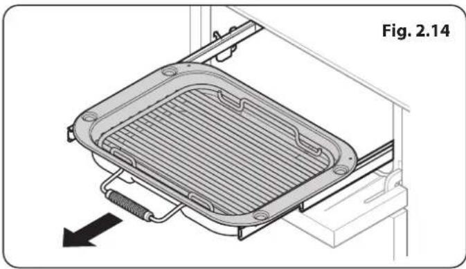 FALCON ELA110EISB - Gril Coulissant Glide-out™ (Fig. 2.14) - 1
