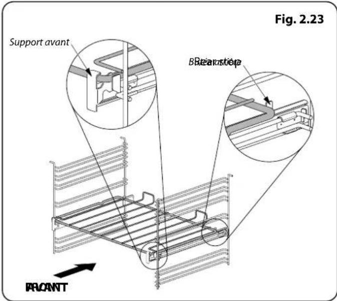 FALCON INF110DFCB - Pour réinstaller les glissières - 5
