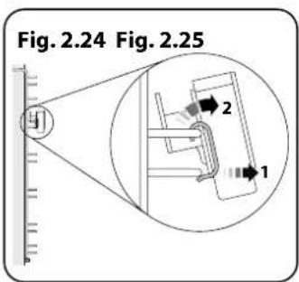 FALCON INF110DFCB - Pour réinstaller les glissières - 6