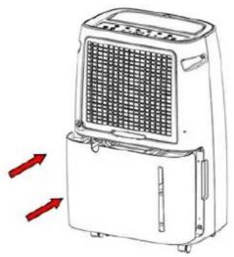 Emerio DH122844 - Den Wassertank entleeren. - 3