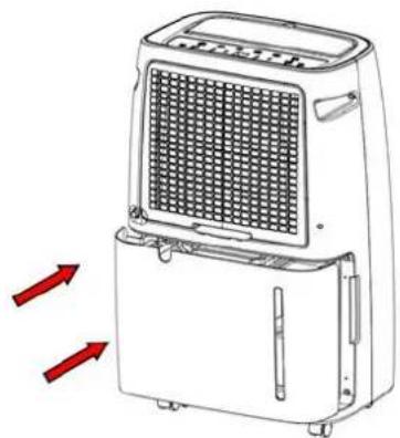Emerio DH122844 - Vaciar el deposito de agua - 3