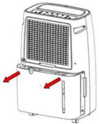 Emerio DH122844 - Empty the water tank - 1