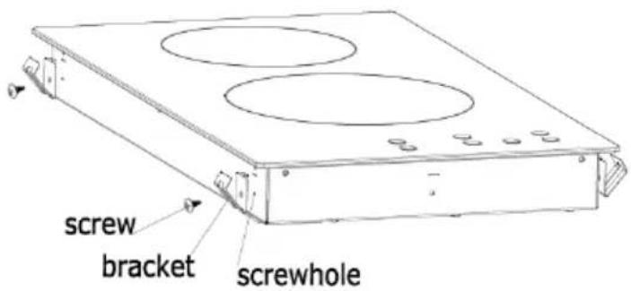 AYA ADV2S - Assembly of ceramic hob : - 5
