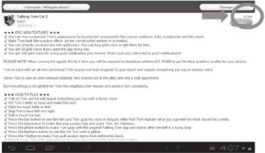 LEXIBOOK Lap Tab 2 - - Retrouver les applications achetées - 1