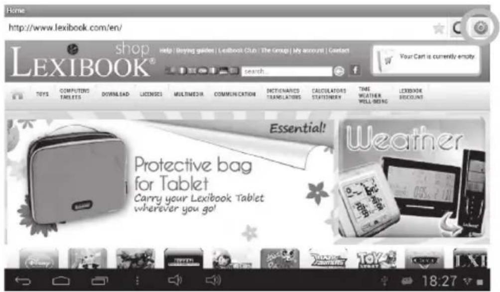 LEXIBOOK Lap Tab 2 - Le navigateur internet Lexibook® Protect - 3