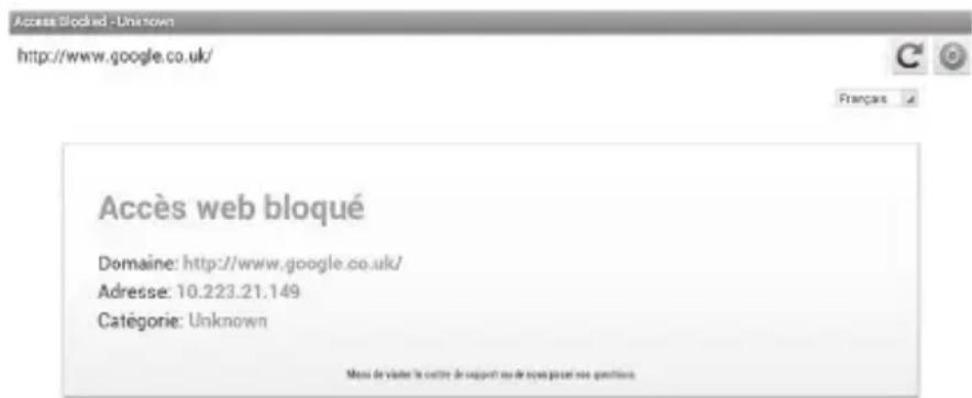 Access blocked -Unknown http://www.google.co.uk/ Accès web bloqué Domaine: http://www.google.co.uk/ Adresse: 10.223.21.149 Catégorie: Unknown Mens de vaite en la centre de support ou de n°es pour nos questions.