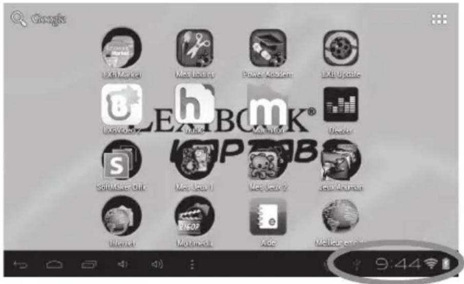 LEXIBOOK Lap Tab 2 - Activer la fonction Wi-Fi de la tablette - 1