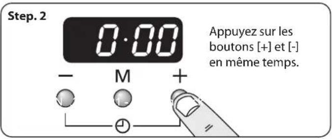 FALCON ELA90DFSB - Réinitialiser le rappel de minuteRéglage de l' - 2