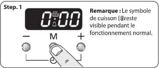 FALCON ELA90DFSB - Réinitialiser le rappel de minuteRéglage de l' - 1