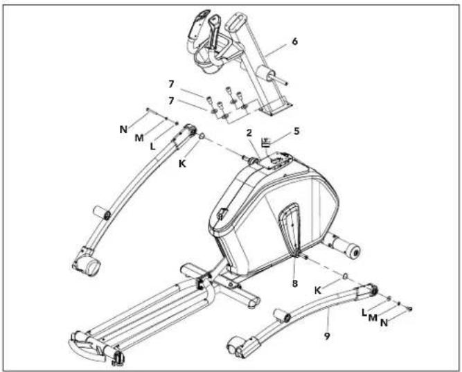 Horizon Fitness 7.0AE - ASSEMBLY STEP 4 - 1