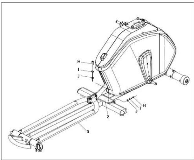 Horizon Fitness 7.0AE - ASSEMBLY STEP 3 - 1