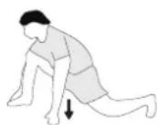 Christopeit E 2000 - Example - stretching exercises for the warm-up and cool-down phases - 3