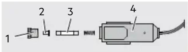 AEG KK 14 - Sostituzione del fusibile - 1