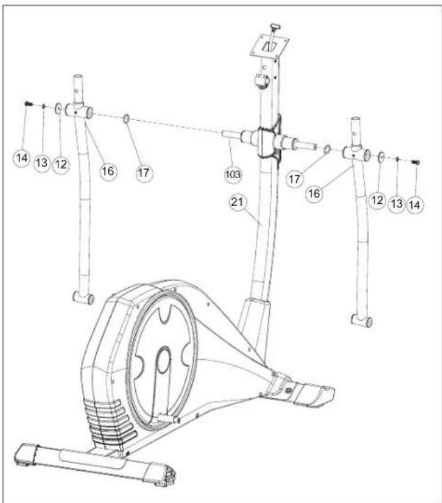 Horizon Fitness Syros 2.0 - ASSEMBLY STEP 3 - 1