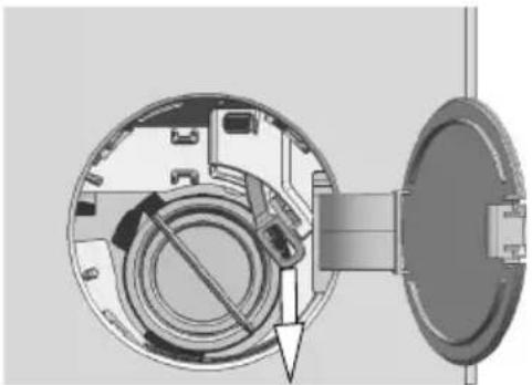 BEKO 60081565NCH1 - Ouverture de la porte de chargement en cas de panne électrique : - 4