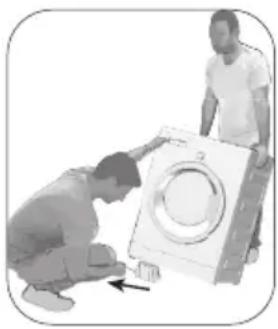 BEKO 60081565NCH1 - Retrait des renforts de conditionnement (Si le produit a) - 1