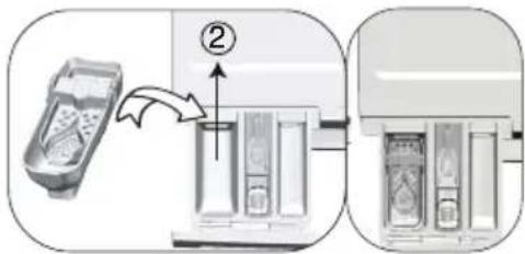 BEKO BAW 389 UK - Utilisation de lessive liquide Si le produit contient un réserve pour lessive liquide: - 1