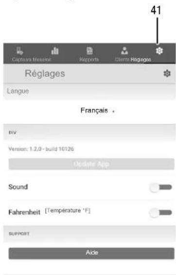 TROTEC BV15WP - Paramétrage de l'application - 1