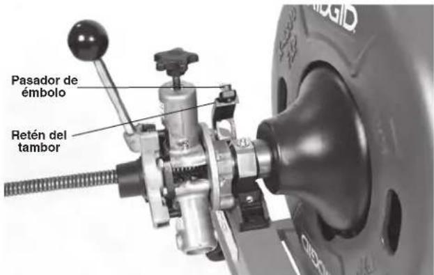 RIDGID K4310 FXP - Extracción de la unidad AUTOFEED - 1