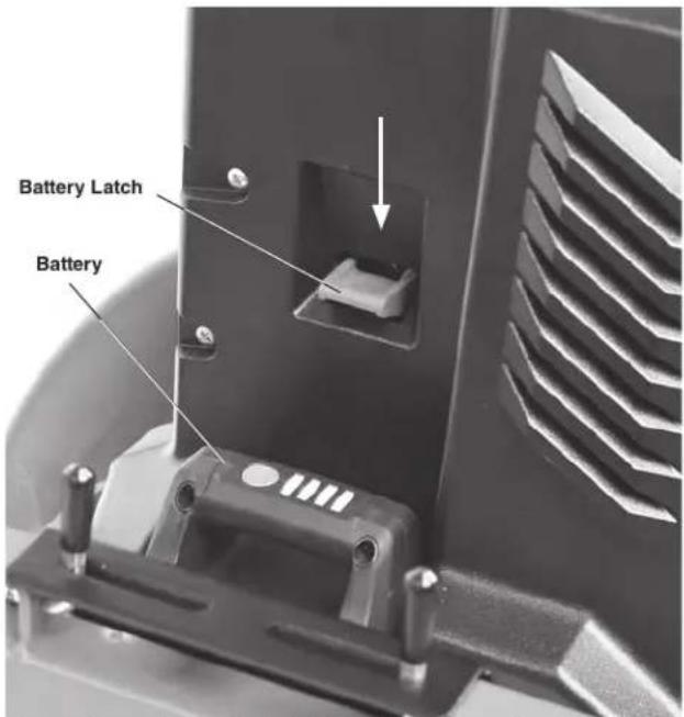 RIDGID K4310 FXP - Installing/Removing Battery or Power Adapter - 1