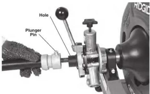 RIDGID K4310 FXP - Attaching Front Guide Hose (Optional Equipment for use with AUTOFEED Unit) - 1