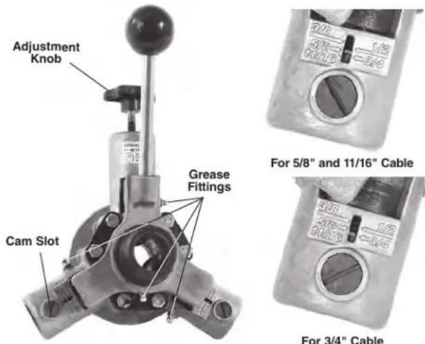 RIDGID K4310 FXP - Adjusting AUTOFEED Unit For Cable Diameter - 1