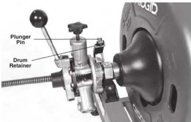RIDGID K4310 FXP - Removing AUTOFEED Unit - 1