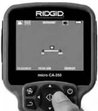 RIDGID SeeSnake microREEL CA350 - Görüntü Ayarı - 1