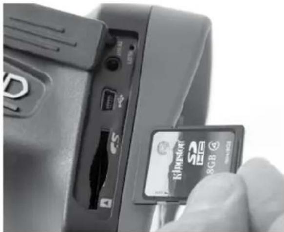 RIDGID SeeSnake microREEL CA350 - Installing SD™ Card - 1