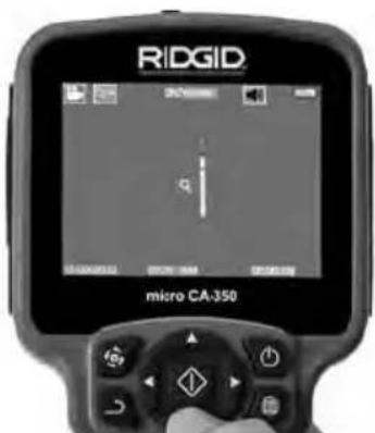 RIDGID SeeSnake microREEL CA350 - Nastavení obrazu - 2