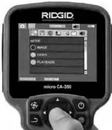 RIDGID SeeSnake microREEL CA350 - Livescherm - 2