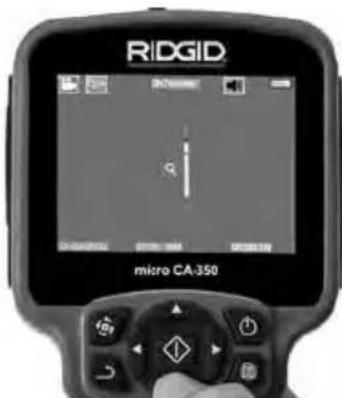 RIDGID SeeSnake microREEL CA350 - Kuvan säädöt - 2