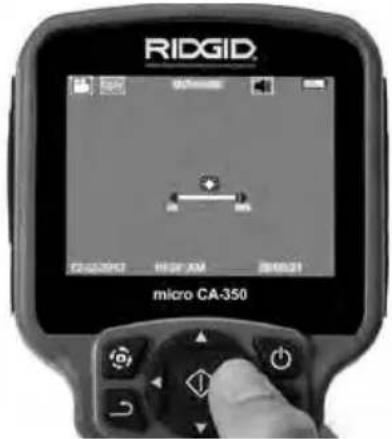 RIDGID SeeSnake microREEL CA350 - Nastavenie obrazu - 1