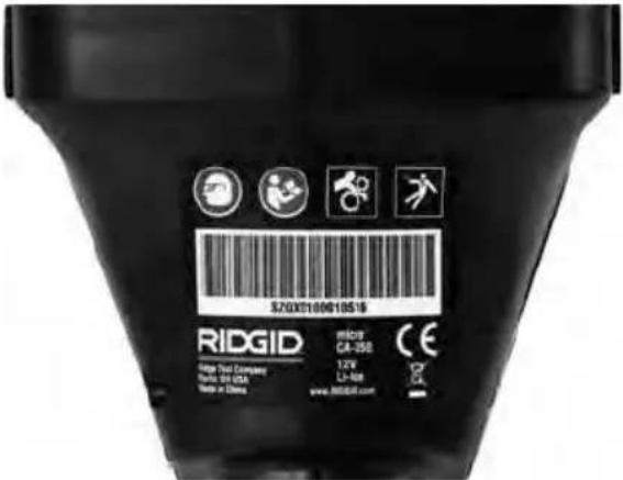 RIDGID SeeSnake microREEL CA350 - OSTRZEŻENIE - 2