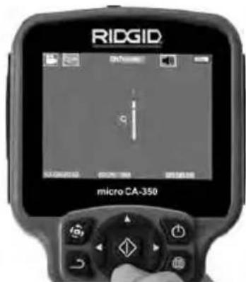 RIDGID SeeSnake microREEL CA350 - Regolazione delle immagini - 2