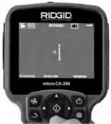RIDGID SeeSnake microREEL CA350 - Ajuste da Imagem - 2