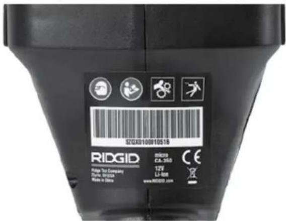 RIDGID SeeSnake microREEL CA350 - WARNING - 2