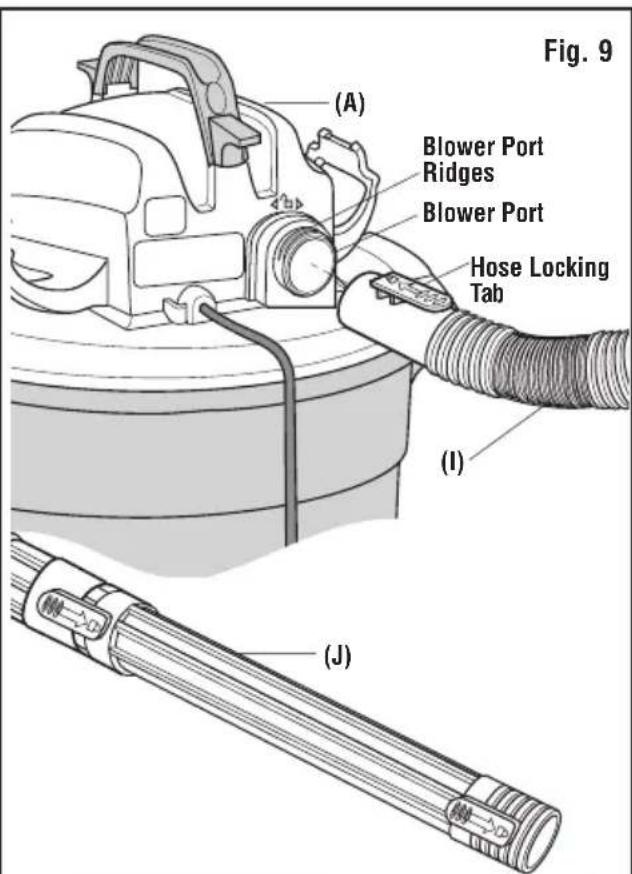 RIDGID HD1640 - BLOWING FEATURE (Fig. 9) - 1