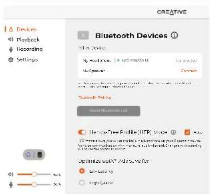 CREATIVE BTW5 - CODEC AUDIO - 1