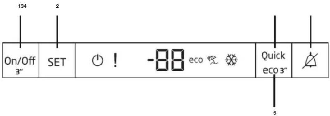 BEKO RFNE312I31XBN - Utilisation du congélateur - 1