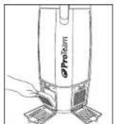 ProTeam Super Coach Pro 6 107497 - COMMENT PASSER L'ASPIRATEUR SUR UNE GRANDE SURFACE - 7