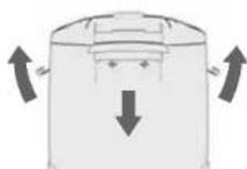HOOVER HushTone CH34006 - ADVERTENCIA PARA EVITAR EL RIESGO DE LESIÓN FÍSICA: DESENCHUFE LA MÁQUINA ANTES DE LIMPIARLA O REALIZARLE UN SERVICIO DE MANTENIMIENTO. - 5