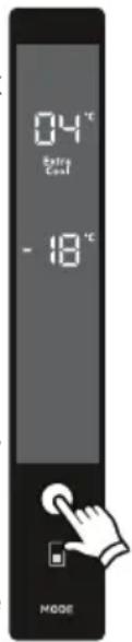 ELECTROLUX LNT7ME36X3 - Lorsque ce mode est activé : - 1