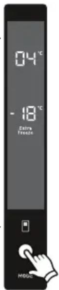 04°C -18°C Extra Freeze MOISE